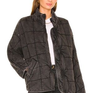 Free People Quilted Dolman Coat XS